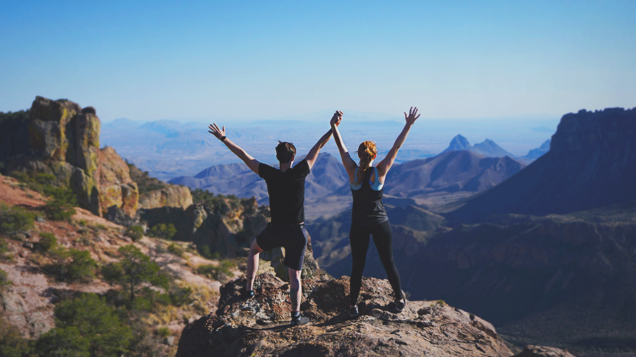 allison and eric at big bend