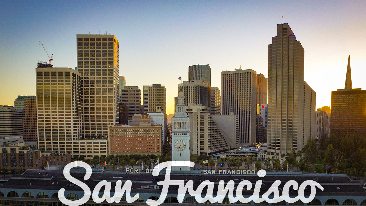 Travel Vlog - Sunset Drone Flight in San Francisco!